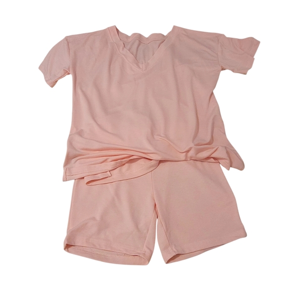 Women's Soft Pink Pajama Set - Picture 5 of 5